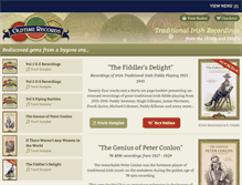 Tablet Screenshot of oldtimerecords.com